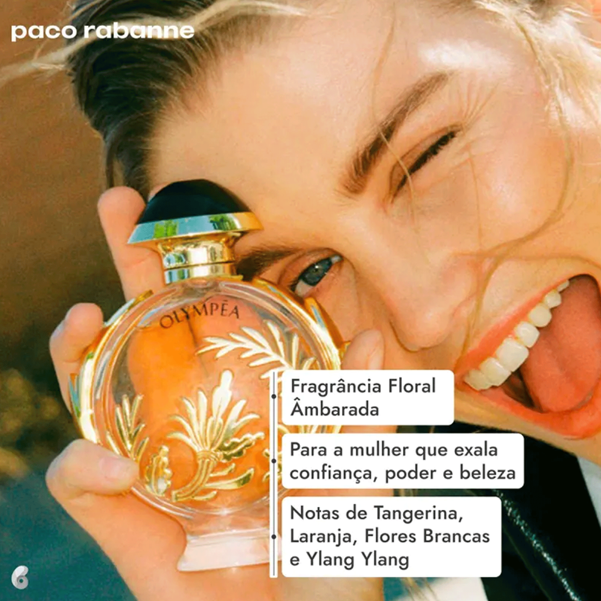 Paco Rabanne Olympéa Solar Eau de Parfum - Perfume Feminino 30ml