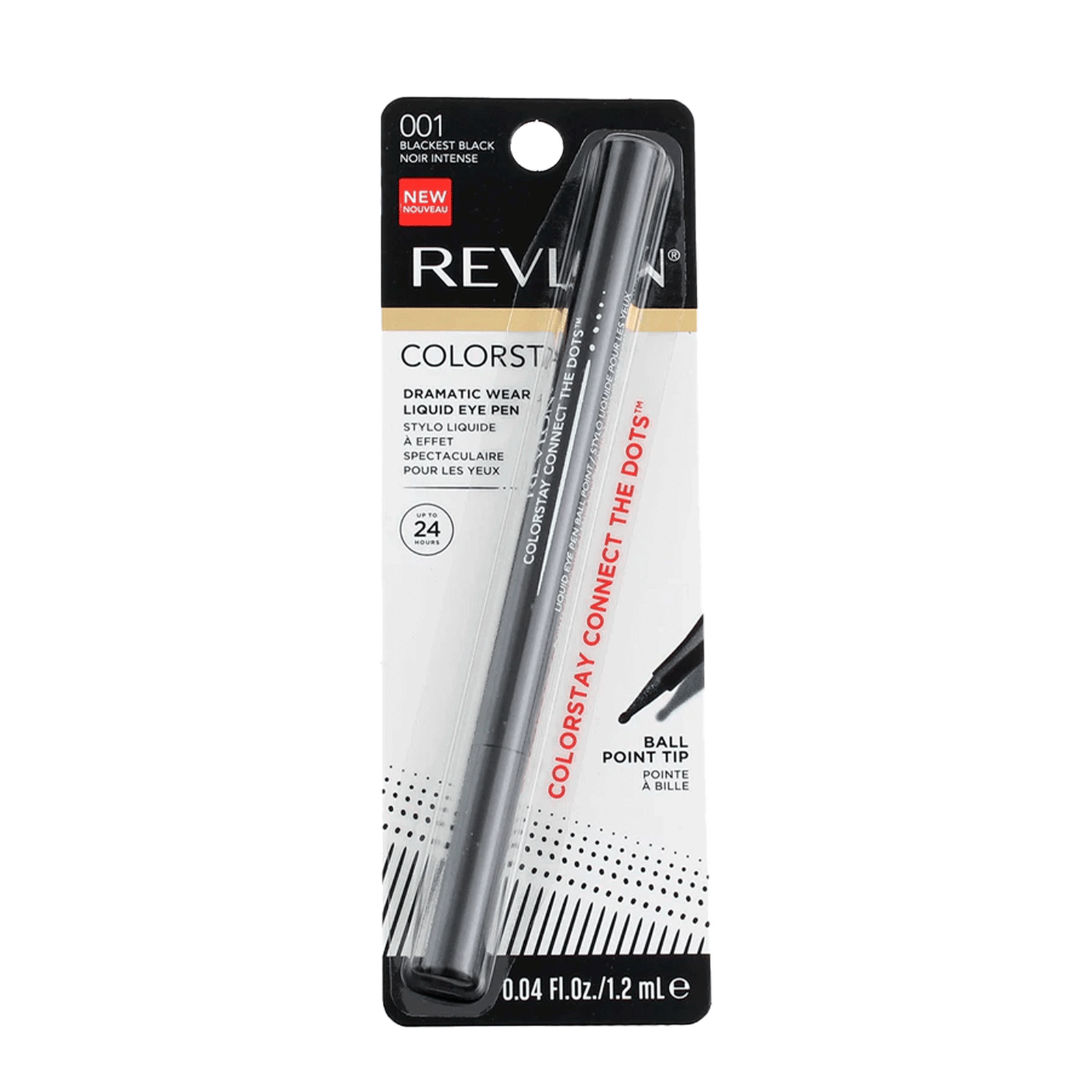 Revlon Colorstay Liquid Eye Pen - Caneta Delineadora Blackest Black 001