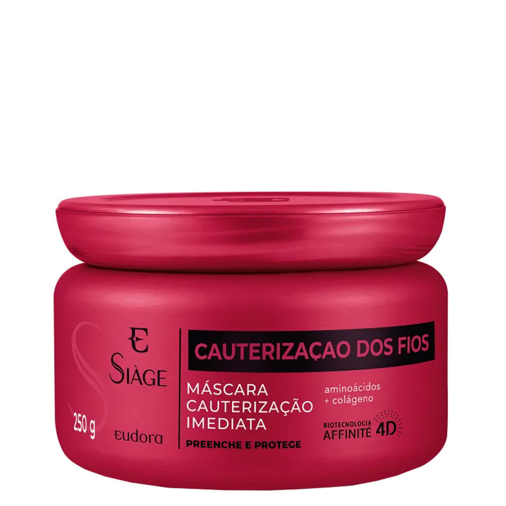 Máscara De Cauterização Eudora Siàge Cauterização Dos Fios 4d 250 G