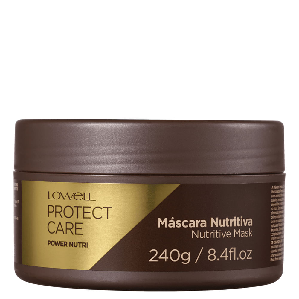 Máscara de Hidratação Lowell Protect Care Power Nutri 240 g