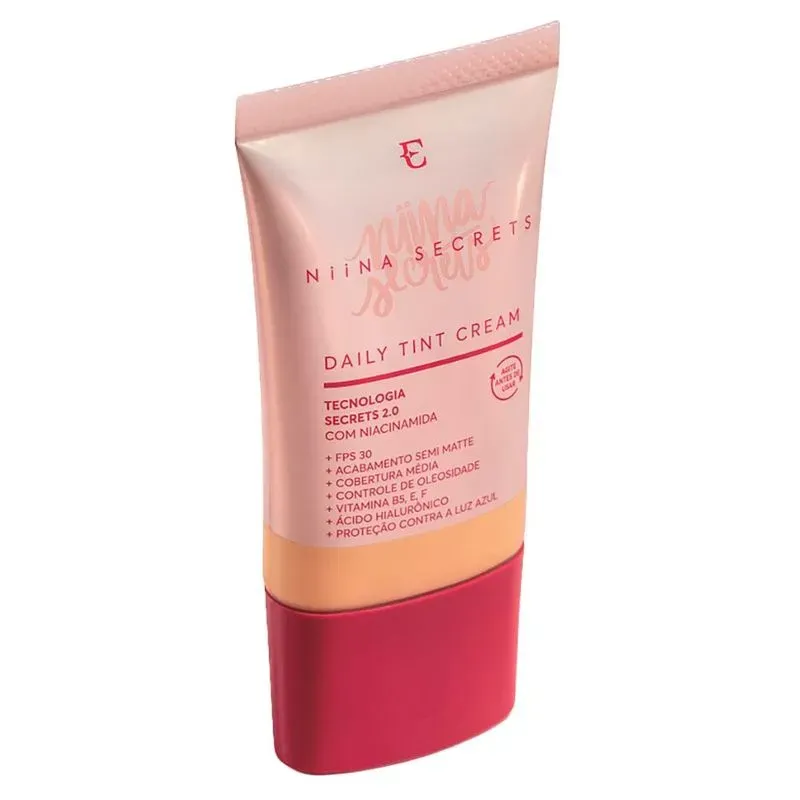 Base Líquida Multifuncional Niina Secrets by Eudora Daily Tint Cream Cor 05 25ml