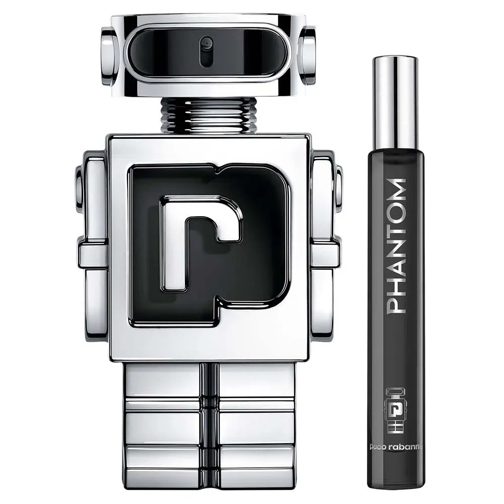 Kit Perfume Phantom Eau De Toilette Masculino Paco Rabanne 100ml + Travel Size 10ml