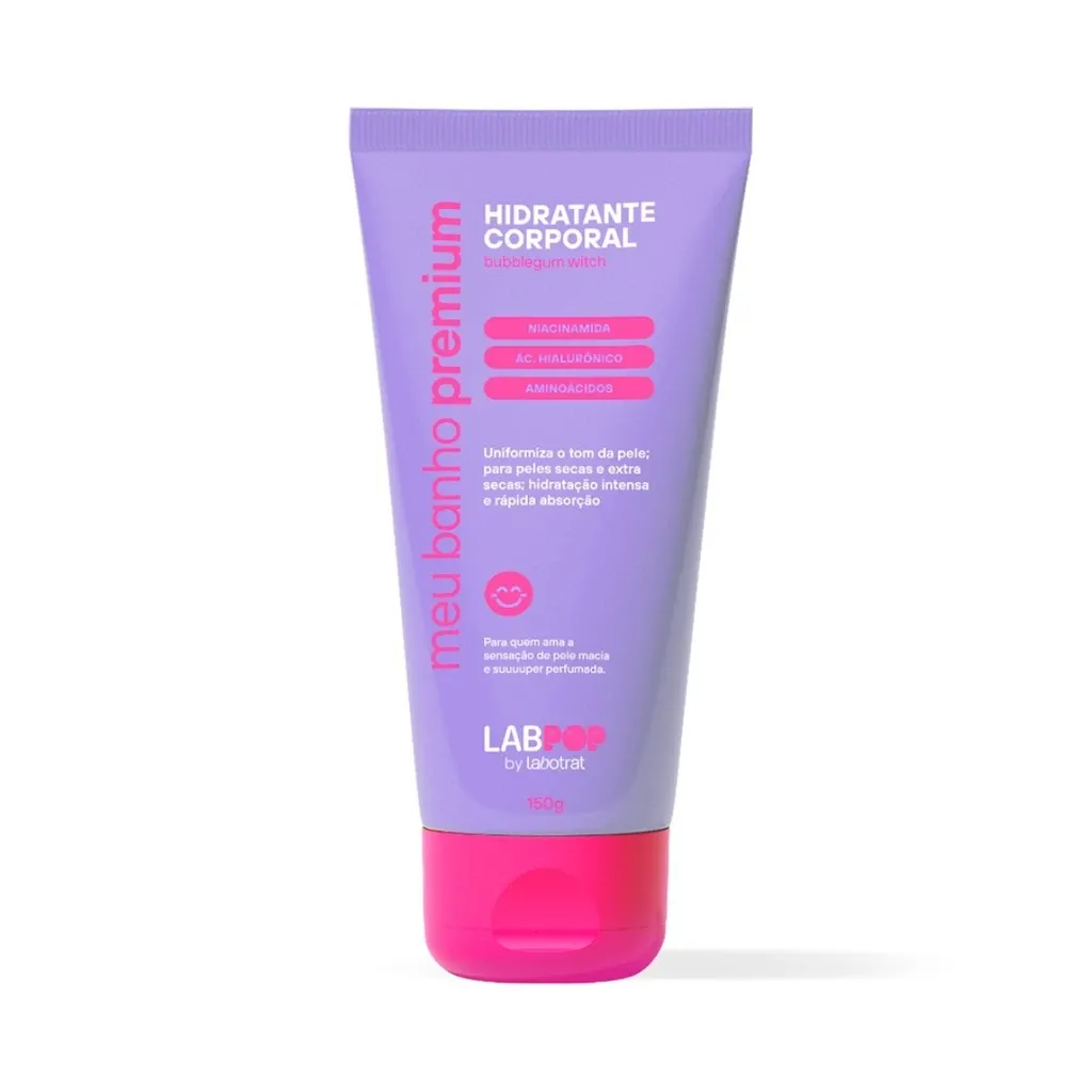Hidratante Corporal Bubblegum Witch Labpop By Labotrat 150g
