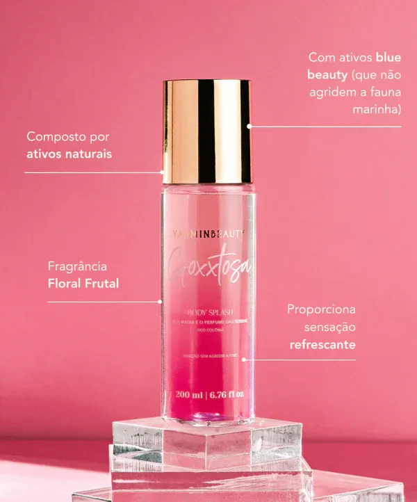 Body Splash Goxxtosa Yasmin Beauty 200ml