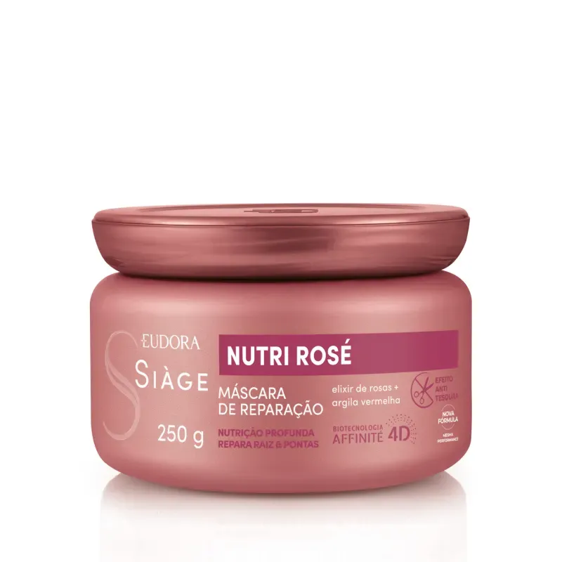 Máscara Capilar Eudora Siàge Nutri Rosé 250g