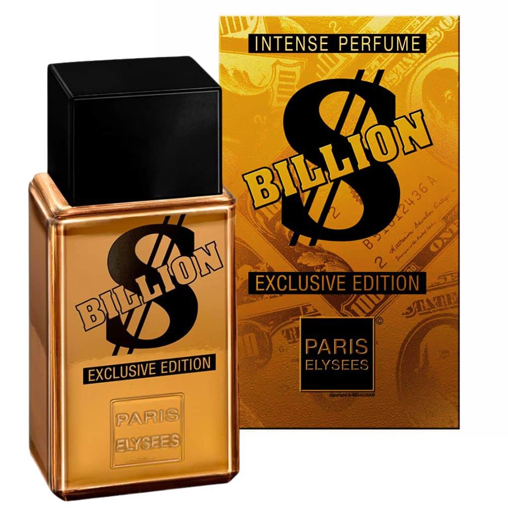Perfume Billion Exclusive Eau De Toilette Masculino Paris Elysees 100ml