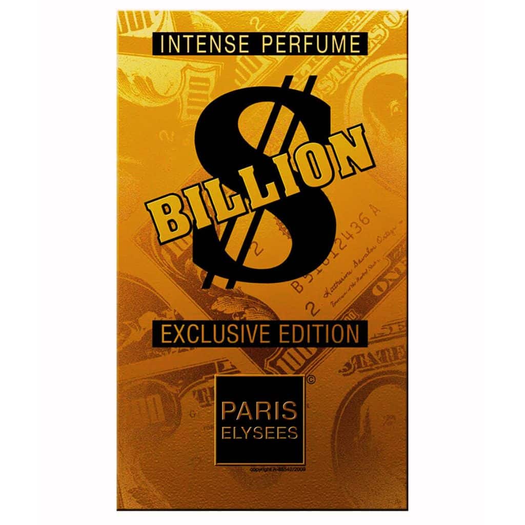 Perfume Billion Exclusive Eau De Toilette Masculino Paris Elysees 100ml
