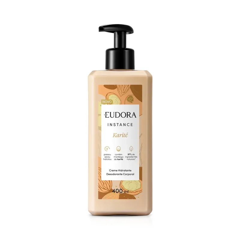 Loção Hidratante Corporal Instance Karite Eudora 400ml