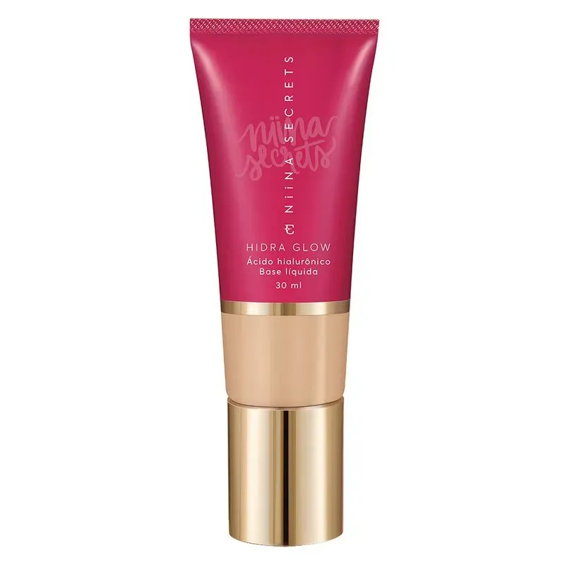 Base Líquida Niina Secrets By Eudora Hidra Glow Cor 05 30ml