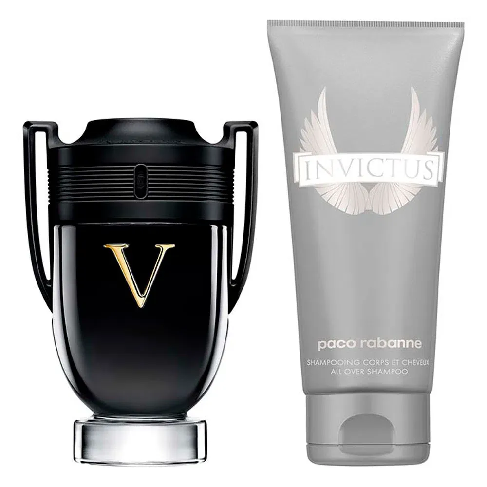 Kit Perfume Invictus Victory Eau De Parfum Masculino Paco Rabanne 50ml + Shower Gel 100ml