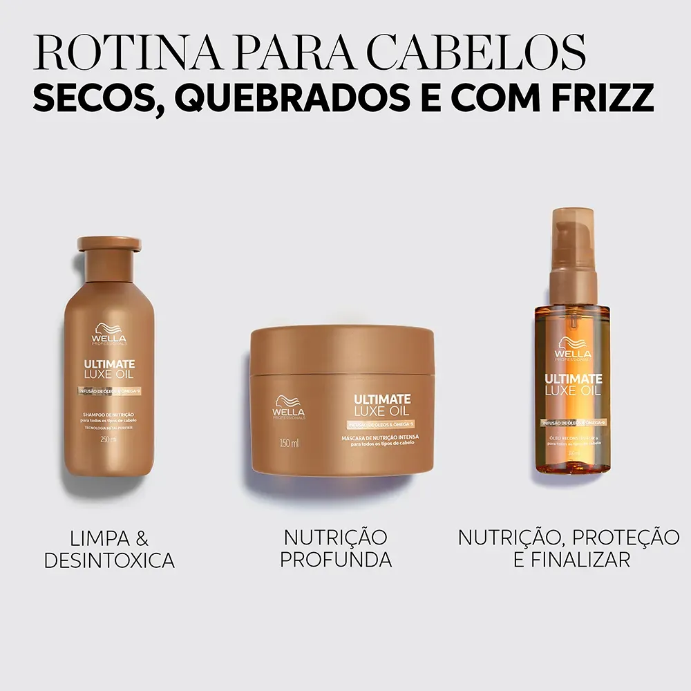 Máscara Capilar Ultimate Luxe Oil Wella Professionals 150ml