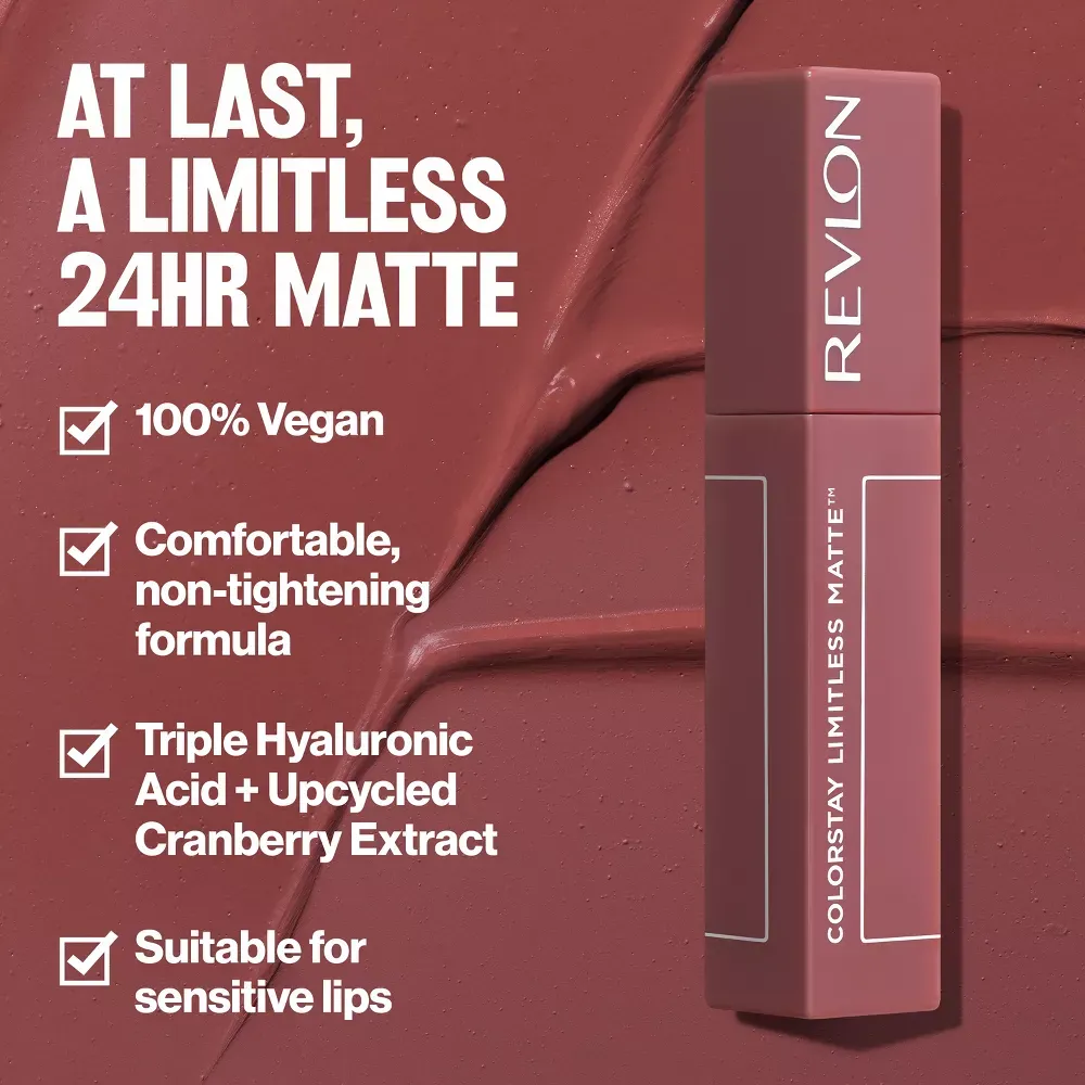 Batom Liquido Matte ColorStay Limitless Revlon Fire Off 011