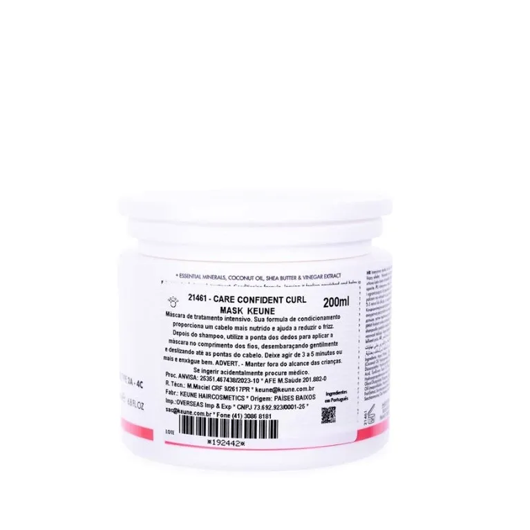Máscara Care Confident Curl Mask Keune 200ml