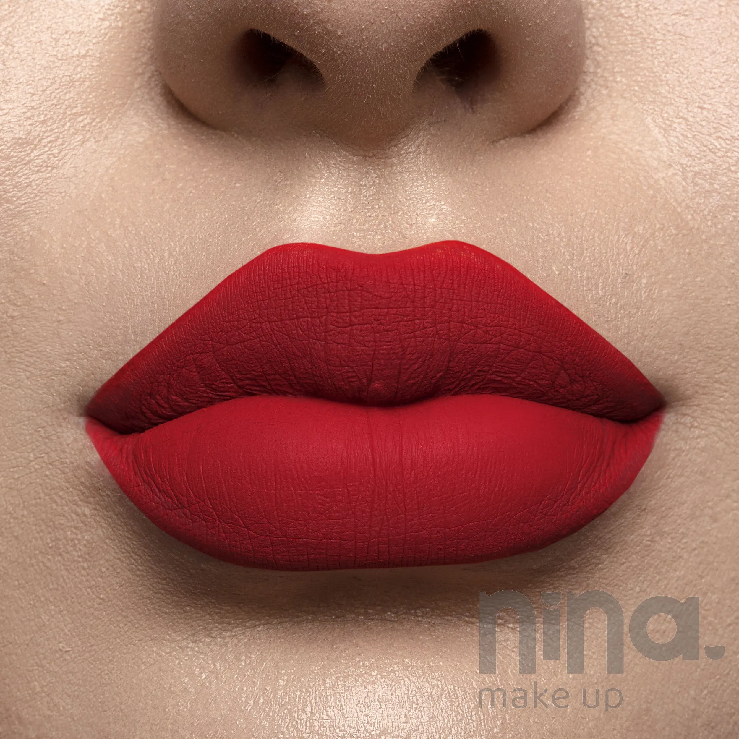 Batom Liquido Matte Instant Lips Rubi Nina MakeUp 3ml