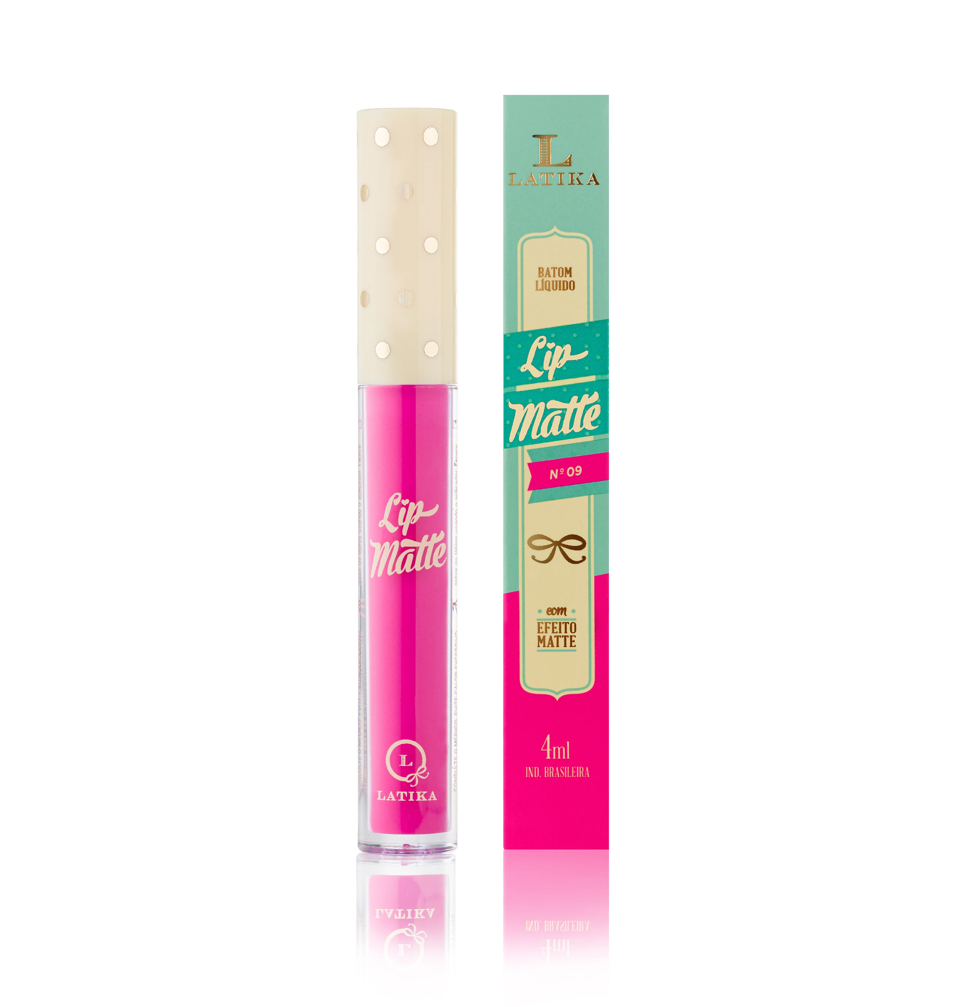 Batom Liquido Latika Lip Matte NO 09