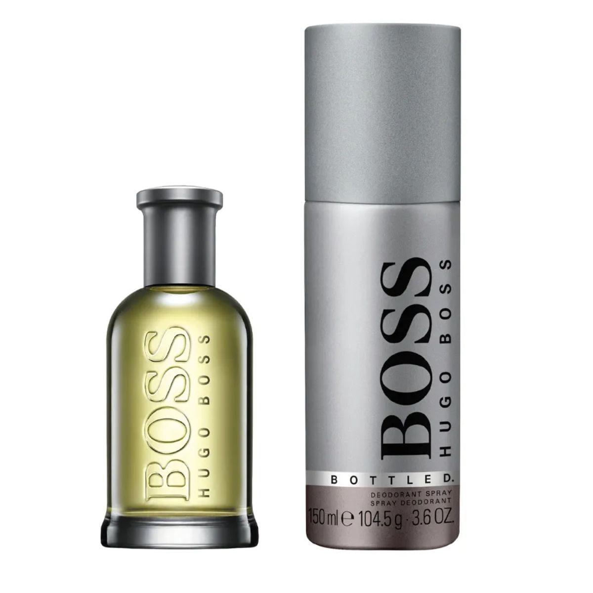 Kit Perfume Boss Bottled Eau De Toilette Masculino Hugo Boss 50ml + Desodorante 150ml