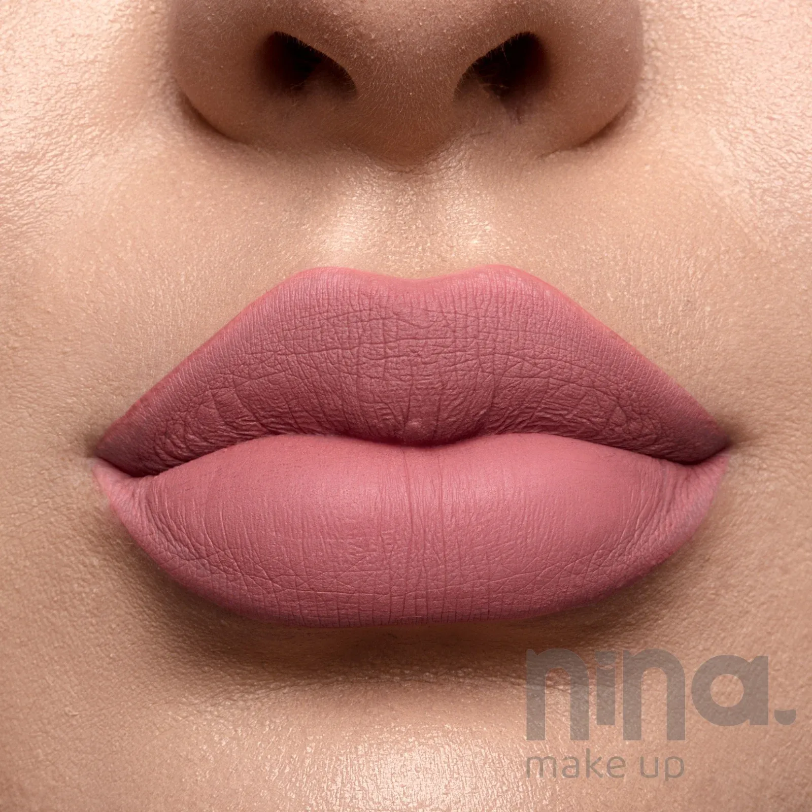 Batom Líquido Matte Instant Lips Nina MakeUp Cor Bride 3ml