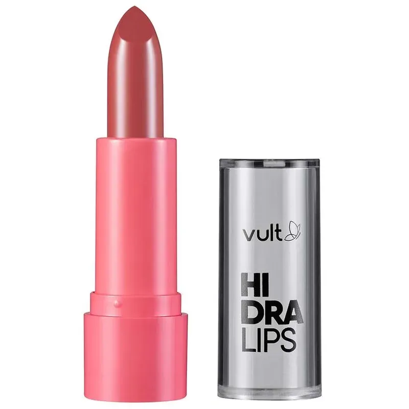 Batom Cremoso Hidra Lips Rosa Petala Vult 3,6g