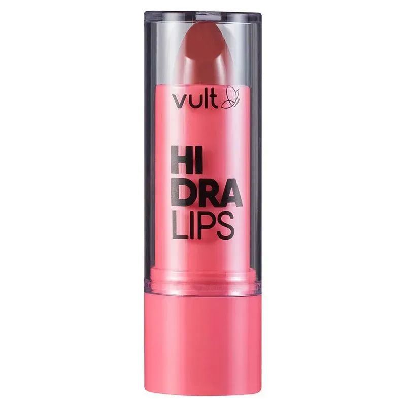 Batom Cremoso Hidra Lips Rosa Petala Vult 3,6g