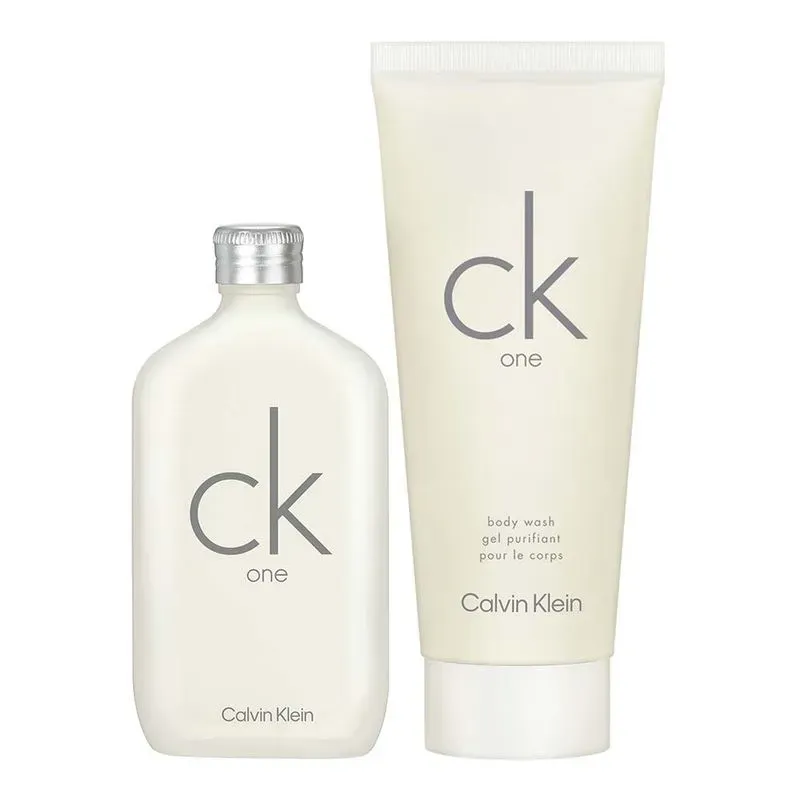 Kit Perfume CK One Eau De Toilette Unissex Calvin Klein 100ml + Gel Para Banho