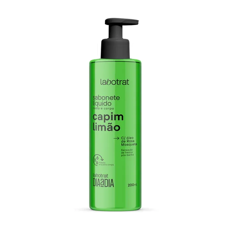 Sabonete Liquido Dia A Dia Capim Limão Labotrat 190ml