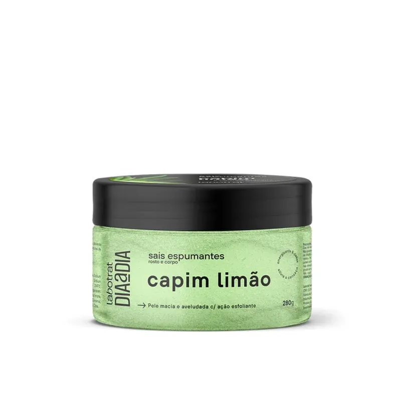 Esfoliante Corpo e Rosto Capim Limão Dia a Dia Labotrat 300g