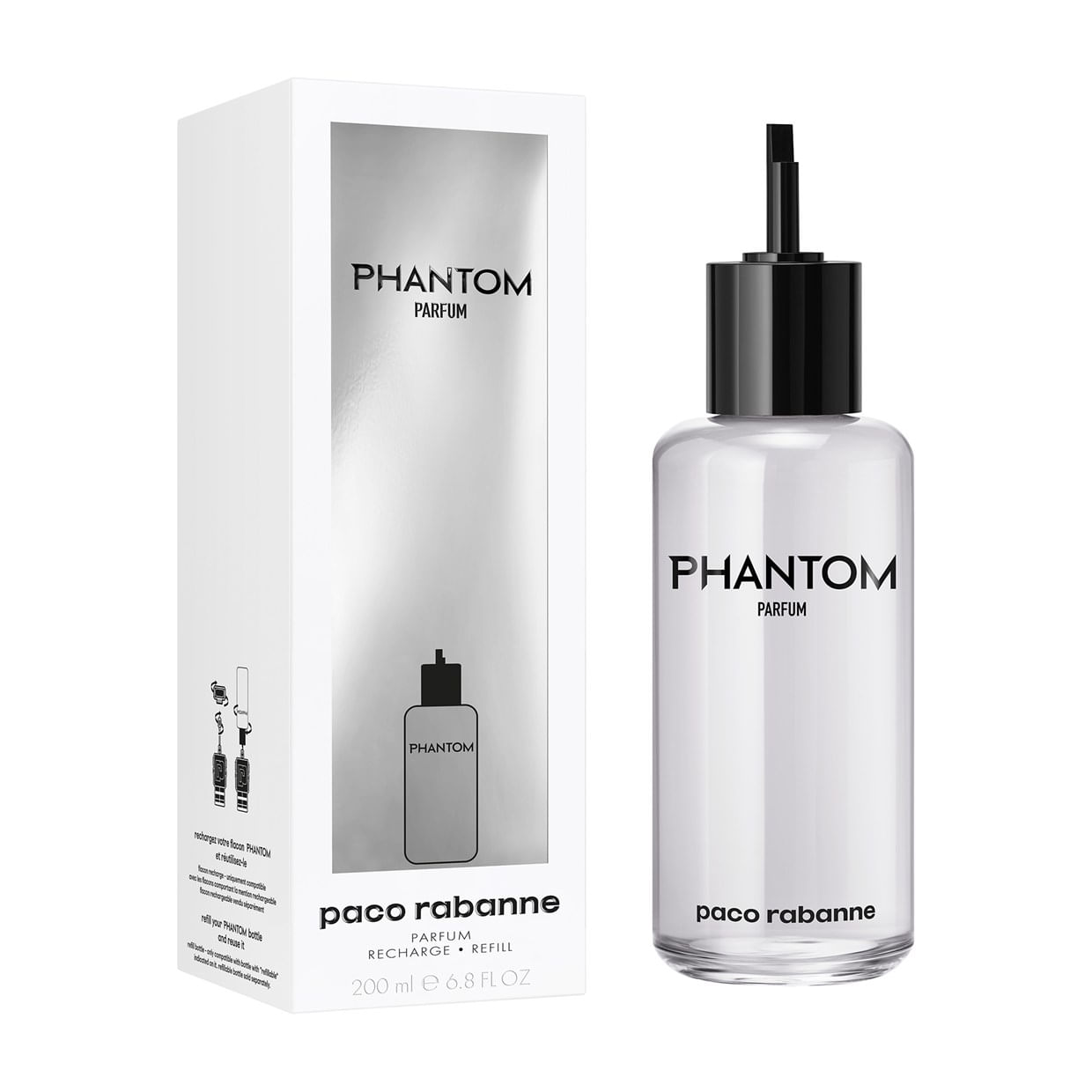 Refil Perfume Phantom Parfum Masculino Paco Rabanne 200ml