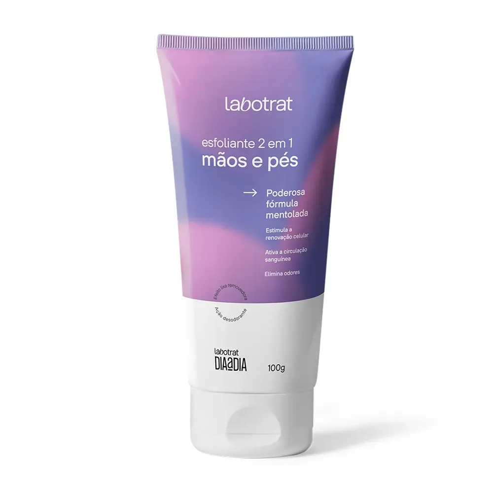 Esfoliante 2 em 1 Mãos e Pés Dia a dia Labotrat 100g