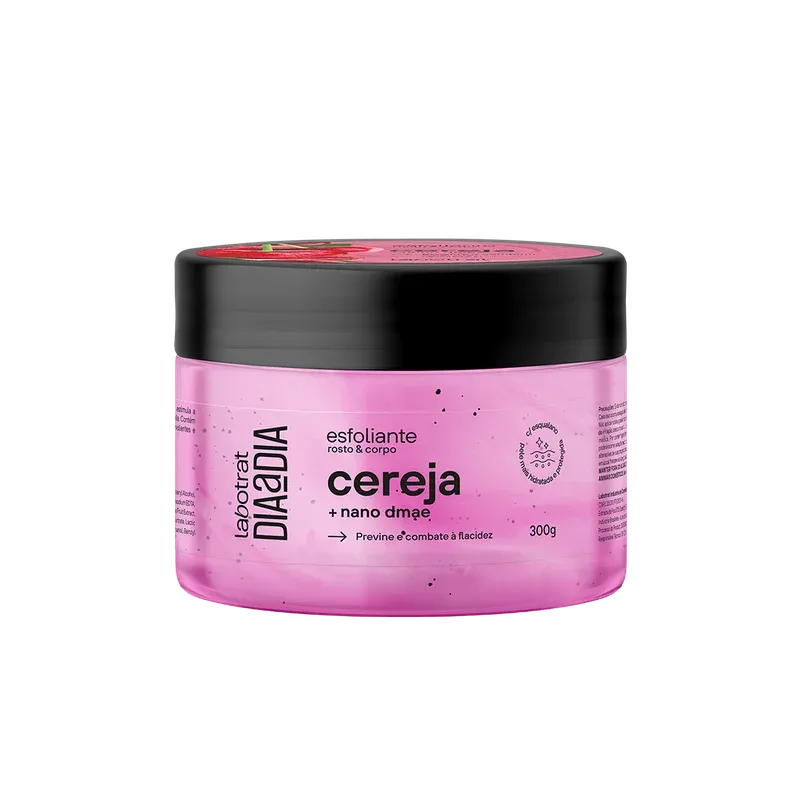 Esfoliante Corpo e Rosto Cereja Dia a dia Labotrat 300g