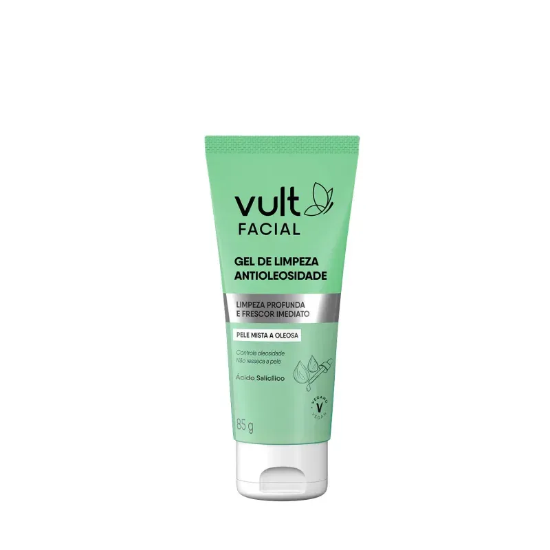 Gel de Limpeza Facial Antioleosidade Vult 85g