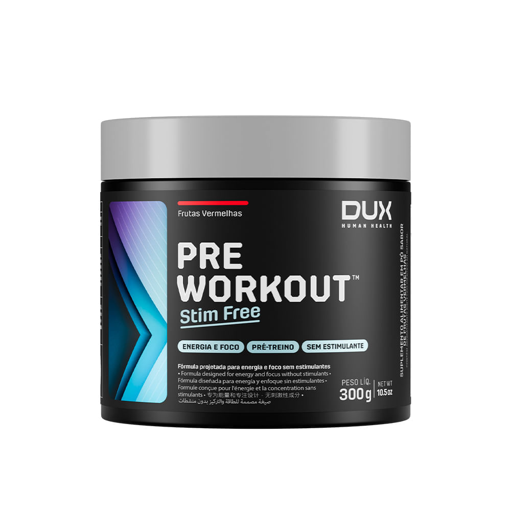 Pre Workout Original Stim Free 300g Frutas Vermelhas