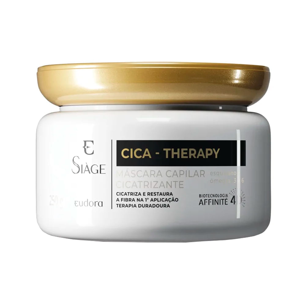 Kit Eudora Siáge Cica Therapy - Shampoo 250 ml + Condicionador 200 ml + Máscara Cicatrizante 250 ml