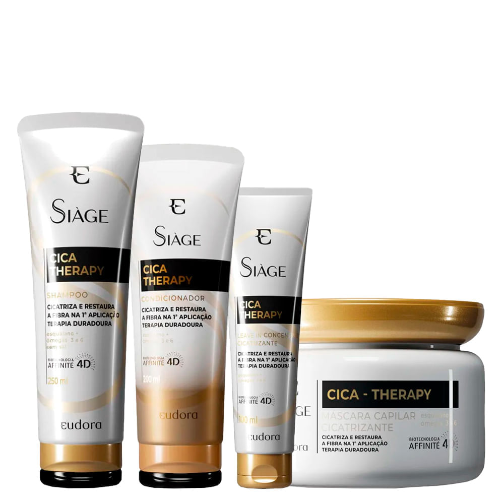 Kit Eudora Siáge Cica Therapy - 4 produtos