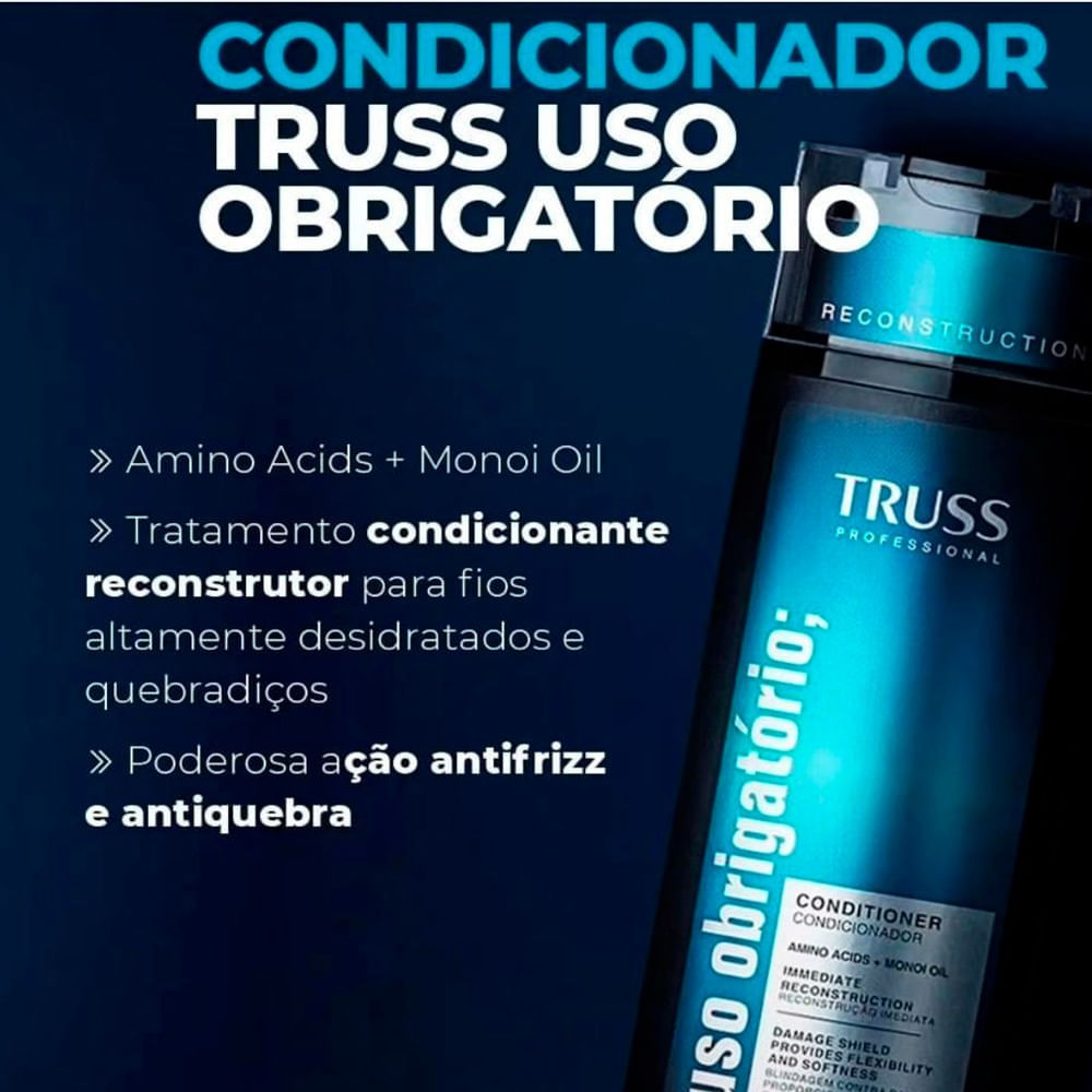 Kit Shampoo e Condicionador Uso Obrigatório 300ml
