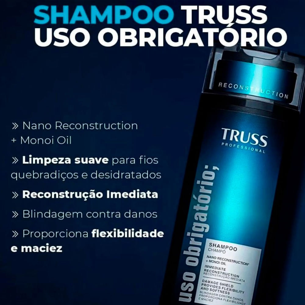 Kit Shampoo e Condicionador Uso Obrigatório 300ml