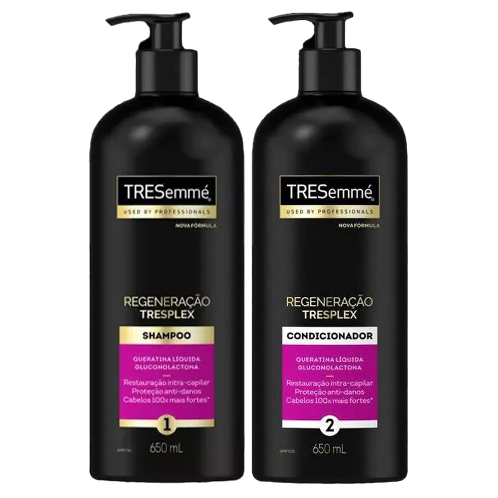 Kit Shampoo + Condicionador Tresemmé Tresplex 650ml