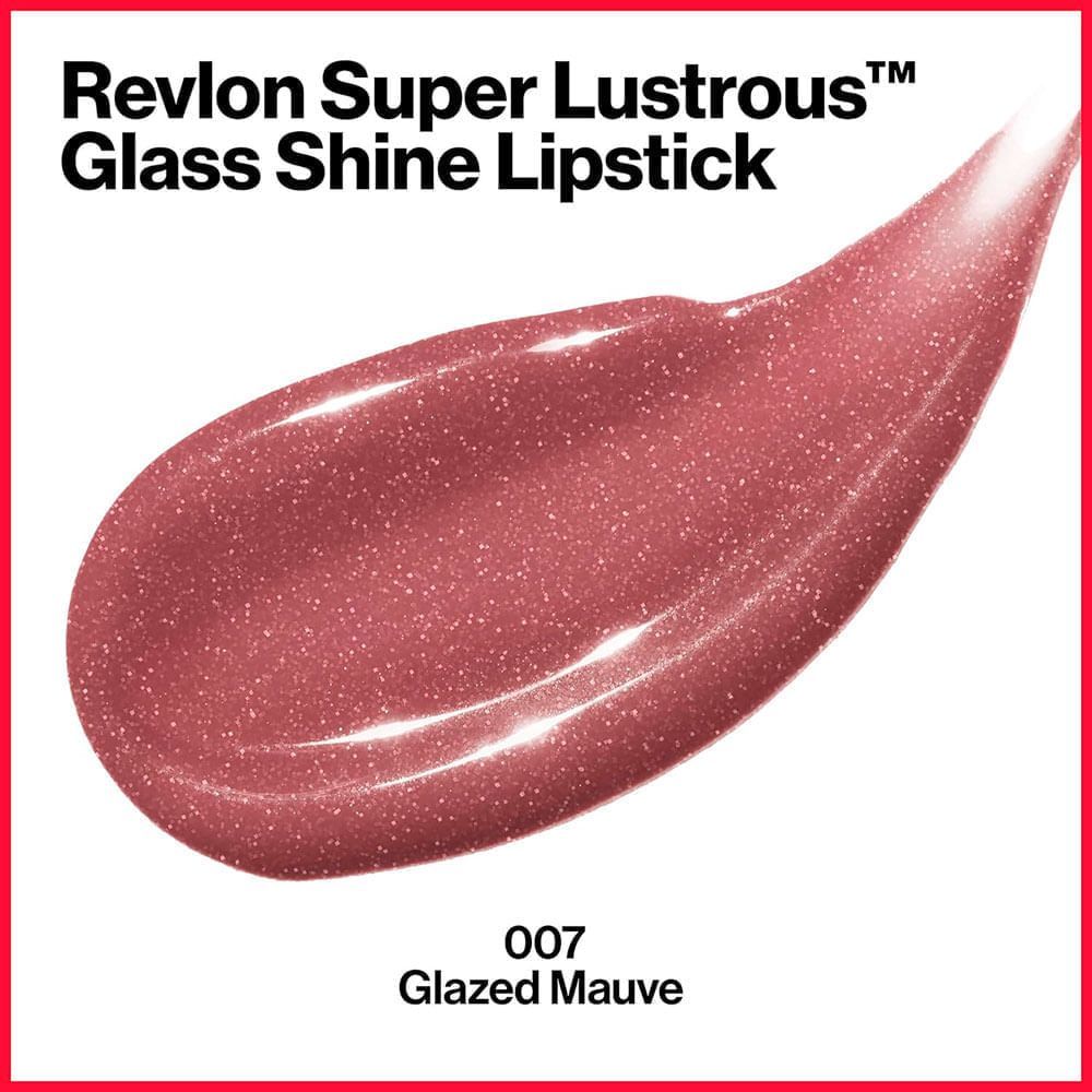 Batom Revlon Super Lustrous Glass Shine Glazed Mauve