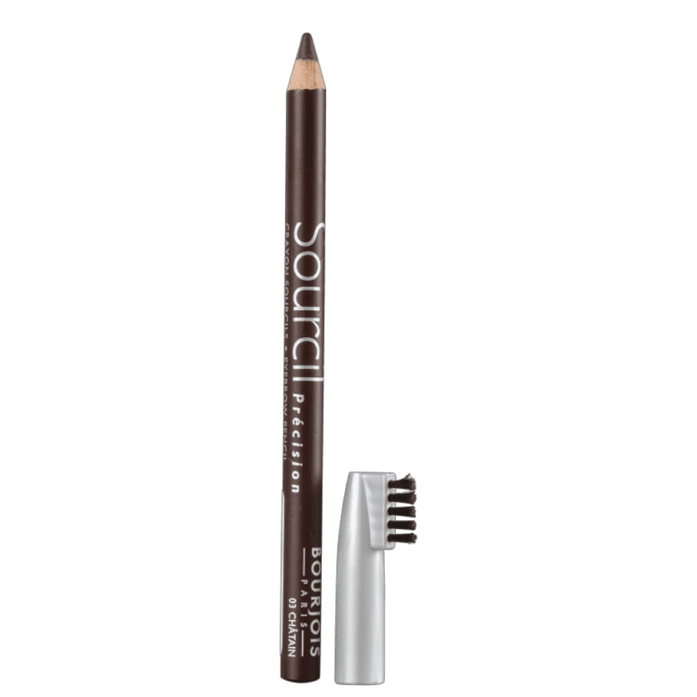 Lápis de Sobrancelha Bourjois Sourcil Precision 3 Chatain Marrom