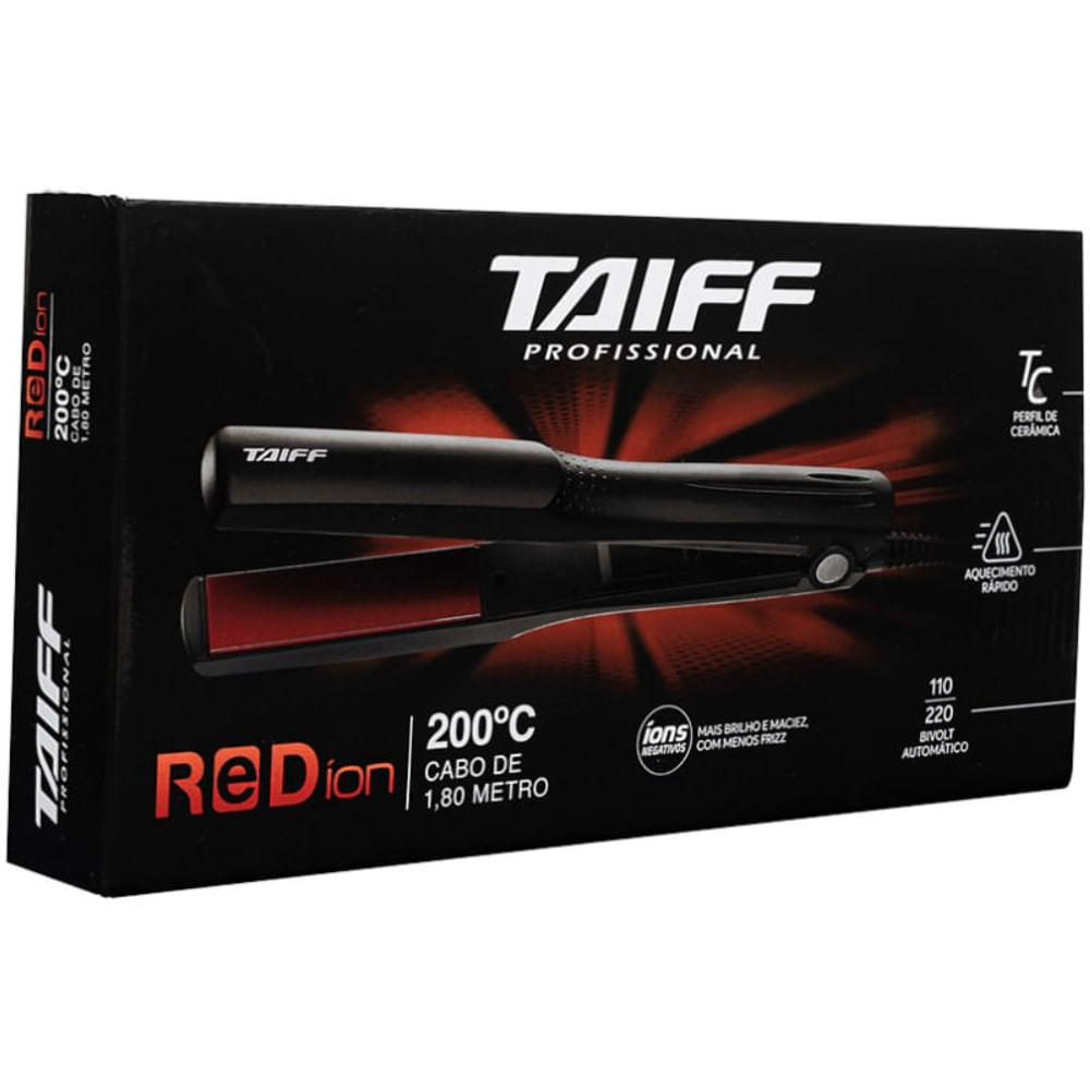 Chapinha Taiff Profissional Red Íon 200°C Bivolt