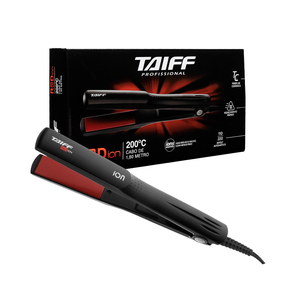 Chapinha Taiff Profissional Red Íon 200°C Bivolt