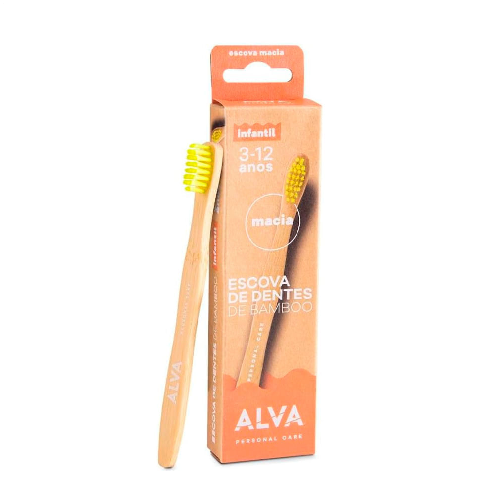 Escova De Dentes Bamboo Infantil Alva Personal Care