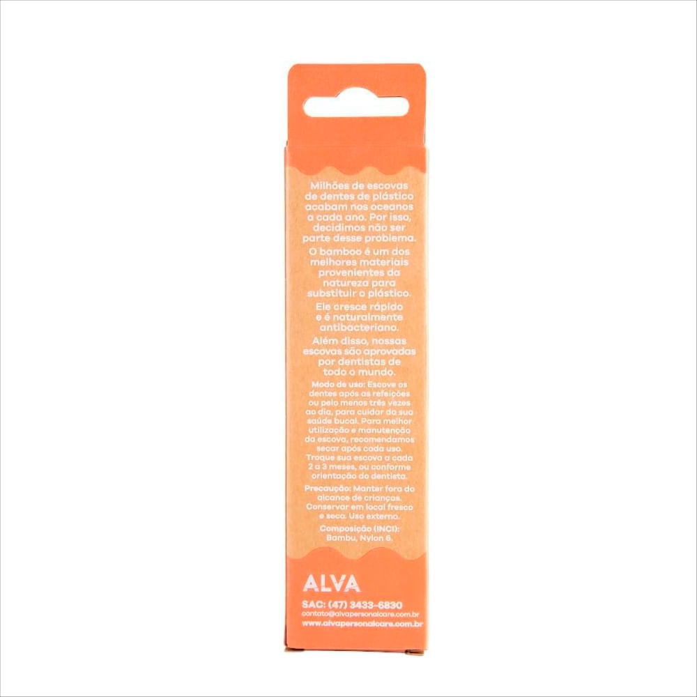 Escova De Dentes Bamboo Infantil Alva Personal Care