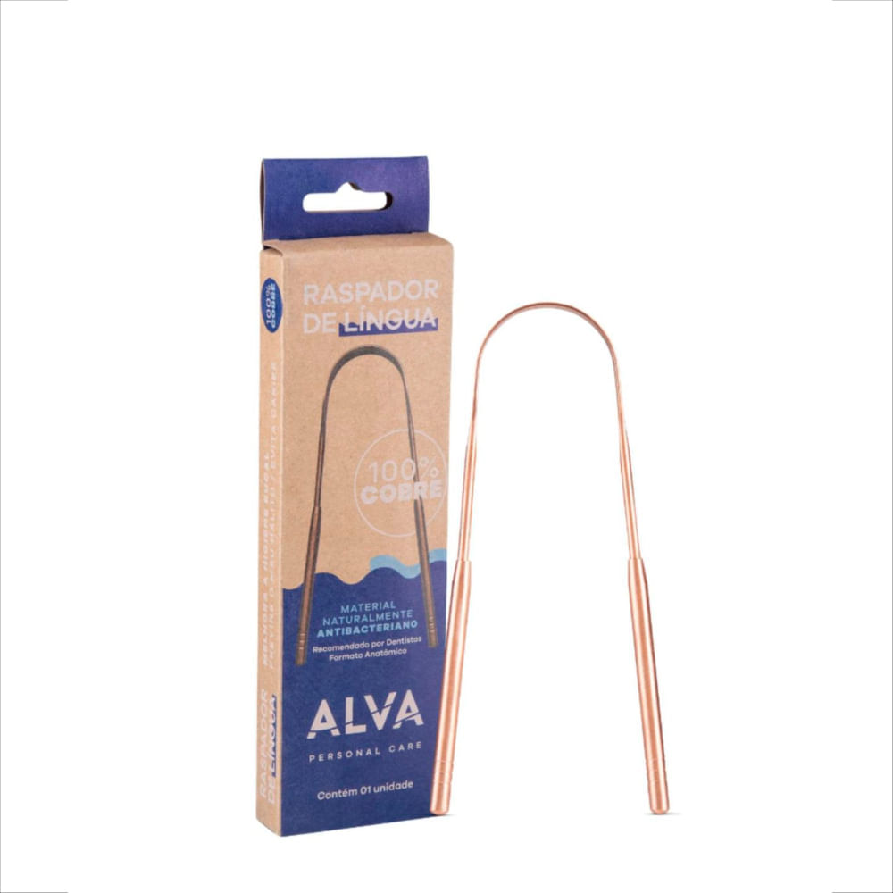 Raspador de Língua Alva