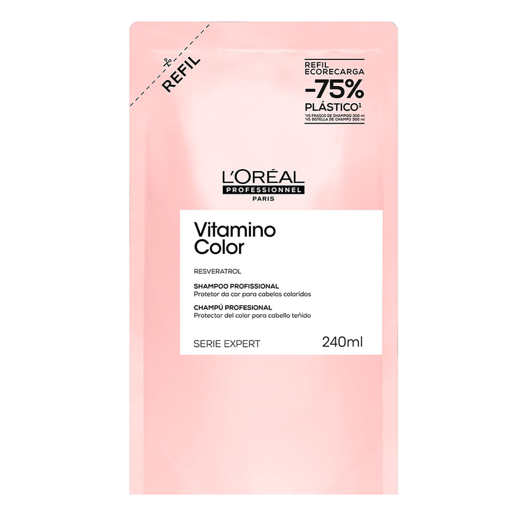 Refil Shampoo Vitamino Color L'Oréal Professionnel 240ml