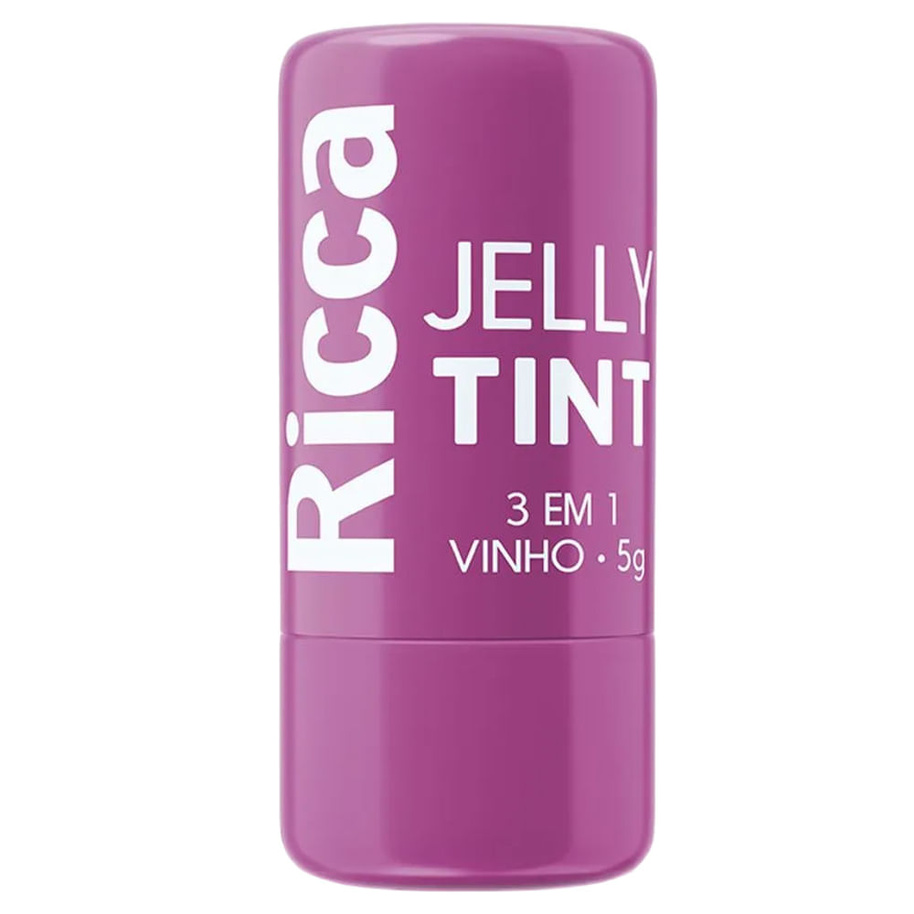 Jelly Tint Ricca 3 em 1 Vinho 5g