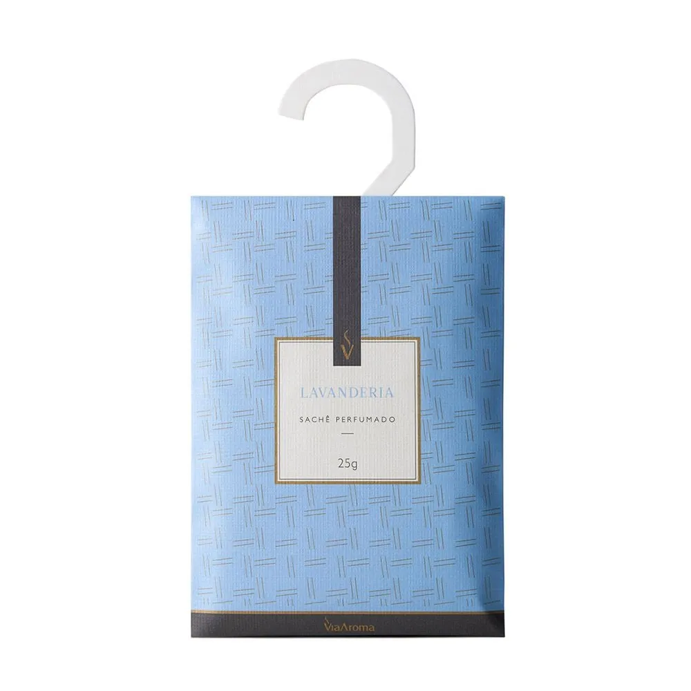 Sachê Perfumado Lavanderia Via Aroma 25g