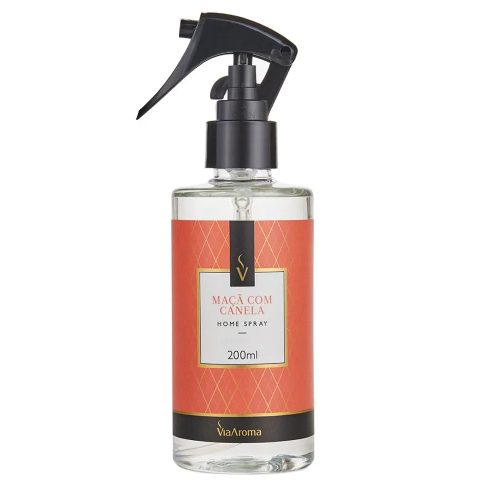 Home Spray Classica Maçã Com Canela Via Aroma 200ml