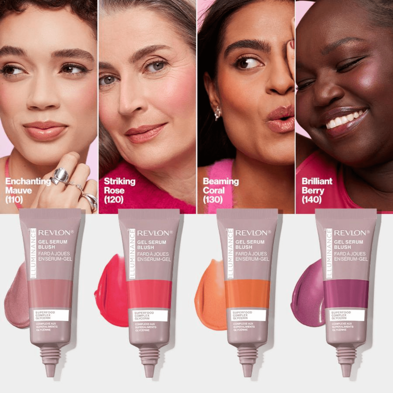 Gel Sérum Blush Revlon Illuminance Striking Rose 11ml