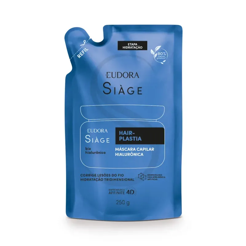 Refil Máscara Capilar Hair-Plastia Eudora Siàge 250g