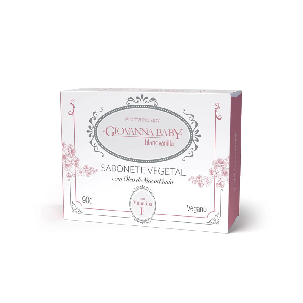 Sabonete Vegetal Giovanna Baby Blanc Vanilla 90g